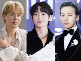 1위 방탄소년단 지민, 2위 방탄소년단 정국, 3위 빅뱅 지드래곤