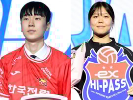 방강호-이지윤, 배구 초대 스타상 [퓨처스 스타대상]