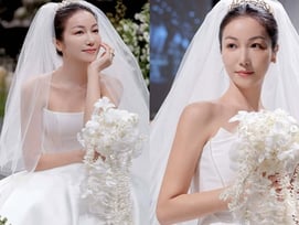 '영화의 한 장면인 줄'..김옥빈, 신라호텔 결혼식 사진 공개 "눈코 뜰 새 없이 바쁜 하루였어요"