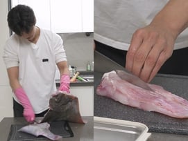 "7년 동안 6만 마리 손질해"..박지현, 집에서도 홍어 먹는 '홍어 마스터'(나혼산)