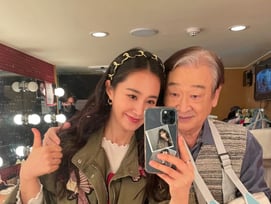 "나의 앙리 할아버지, 편히 쉬세요"..유리, 故 이순재 향한 그리움