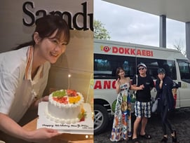 '김준호♥' 김지민, 41세 생일에 만난 선물.."이렇게 행복하다니"