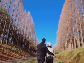 장윤정♥도경완, 골프장 데이트..그림 같은 일상 공개