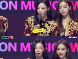 '레카 불참' 에스파 닝닝, 컨디션 저하 속 수상 소감 "올해도 너무 고마워" [MMA 2025