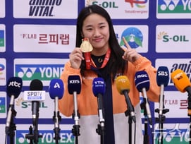 '女세계 최초 11승→금의환향' 안세영 "행복했고 감사했다→짧은 휴식 마음 놓고 먹을 것" [영종도 현장]