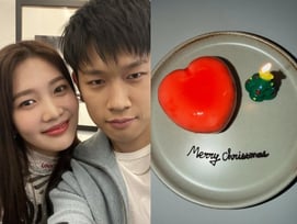 여동생 결혼식에 '♥크러쉬' 함께 했던 조이..행복한 연말 데이트 [스타이슈]