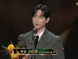 "대체되고 싶지 않아"..'언더커버' 서강준 대상 진심..'이강달' 강태오♥김세정 베커상 '6관왕'[2025 MBC 연기대상][종합]