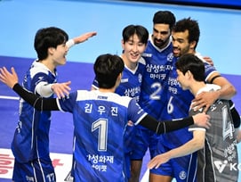 '선두 대한항공도 잡았다' 11연패→첫 연승이라니, 삼성화재 2026년 최고의 스타트 [인천 현장리뷰]