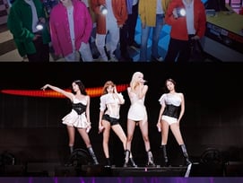 1위 방탄소년단, 2위 블랙핑크, 3위 아이브