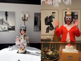 '현빈♥' 손예진, 가족과 생일 파티..子 목소리 공개 "후 불어야지"