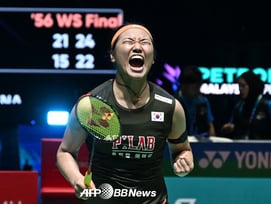 '31분 만에 끝냈다' 안세영, 대만 신예 2-0 완파 '인도오픈 8강 진출'