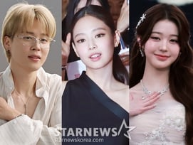 1위 지민, 2위 제니, 3위 장원영