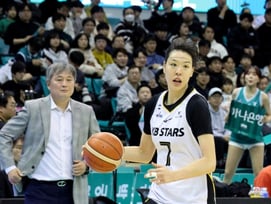 '국보 센터' 박지수, 통산 19번째 라운드 MVP 선정→하나은행 정현은 생애 첫 MIP 영예