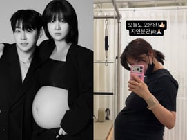 '박현호♥' 은가은, 출산 임박 D라인 보니.."자연분만 플리즈"