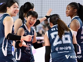 '팀 공격성공률 38%' 최하위 정관장에 이토록 고전하다니... 흔들렸던 1위 도로공사, 어떻게 20승 선점했나