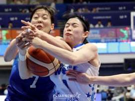 [한번에쓱]신한 신지현 '절대로 양보못한다!' 우리 강계리