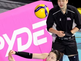 [포토]'수비는 기본' 흥국 이다현