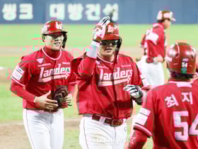 [한번에쓱] '포스트시즌 세경기 연속홈런' 고명준