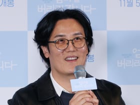 답변하는 '엄마를 버리러 갑니다' 모홍진 감독[★포토]