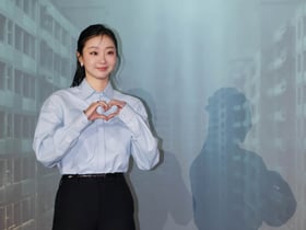 김다미 '깜찍 손하트'[★포토]