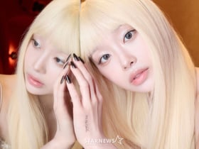 츄, 금발로 확 달라진 분위기[★포토]