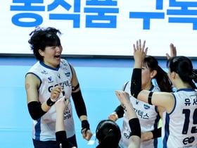 [한번에쓱]GS에도 봄볕이?  '흥국3-0셧아웃 마지막 득점은 나다!' GS 최가은