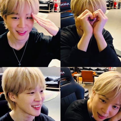 '1억 1300만♥' 팬심 저격..금발 미모 방탄소년단 지민, 오늘도 '리즈'