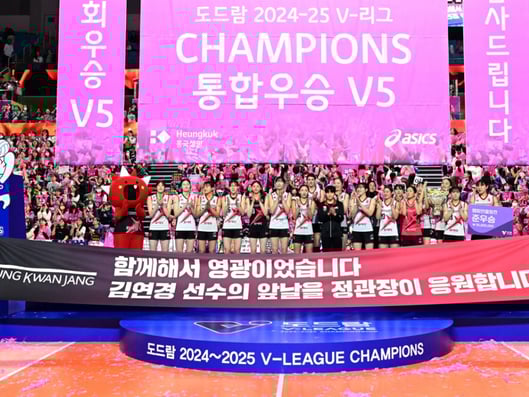'감동과 투혼' 프로배구 V-리그 결산