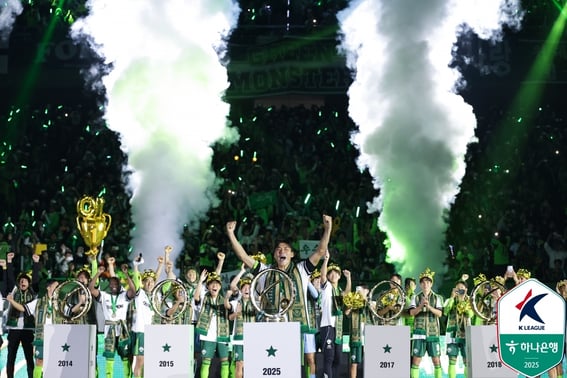 全北现代队成为IFFHS全球俱乐部排名第182位的"亚洲第13人"