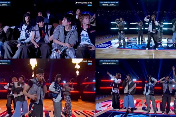 得点以上の歓声！コルティス、K-POP初の『NBAオールスターセレブリティゲーム』ハーフタイムショー