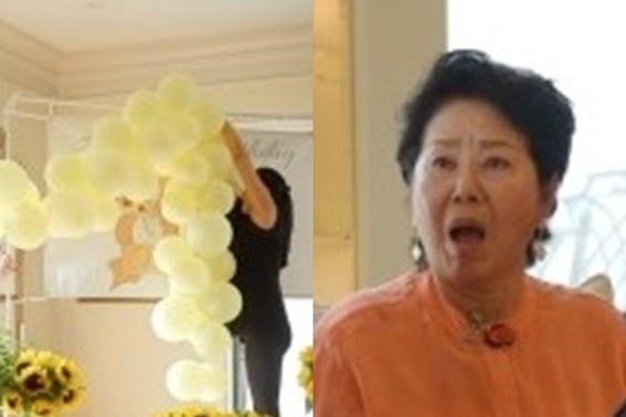 "200朵花装饰"鲜于龙女在美国举行历代级八十大寿 [外婆走了]