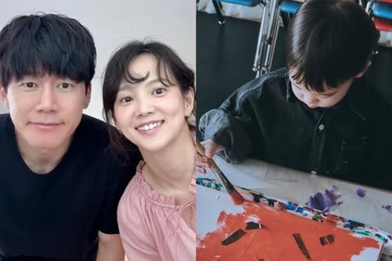 'Ким Му Ёль♥' Юн Сын А, раскрытие лица 4-летнего сына.Как ген актера