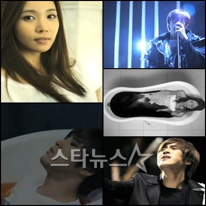 고 채동하와 배우 윤주희가 주연한 '하루가 미치고' 뮤직비디오 장면