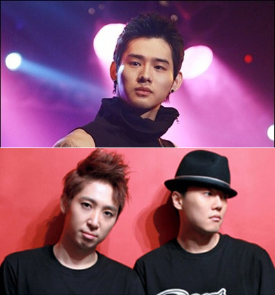 그룹 블랙비트 출신 장진영, 황상훈, 심재원(사진 위 시계방향으로)