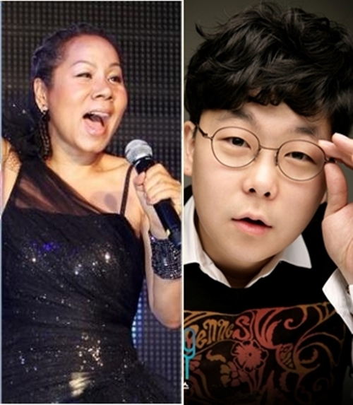 가수 인순이(왼쪽)과 작곡가 이현승