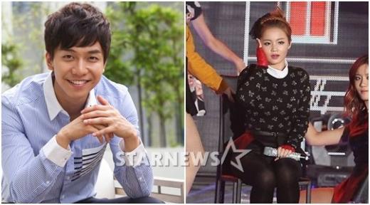 이승기(왼쪽)와 이하이 ⓒ스타뉴스