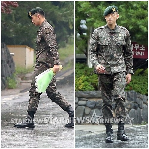10일 전역 직후 경기도 파주에 위치한 어머니 납골당을 찾은 월드스타 비/사진=이기범 기자