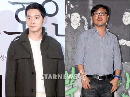 2PM 찬성(왼쪽), 배우 김의성/사진=스타뉴스