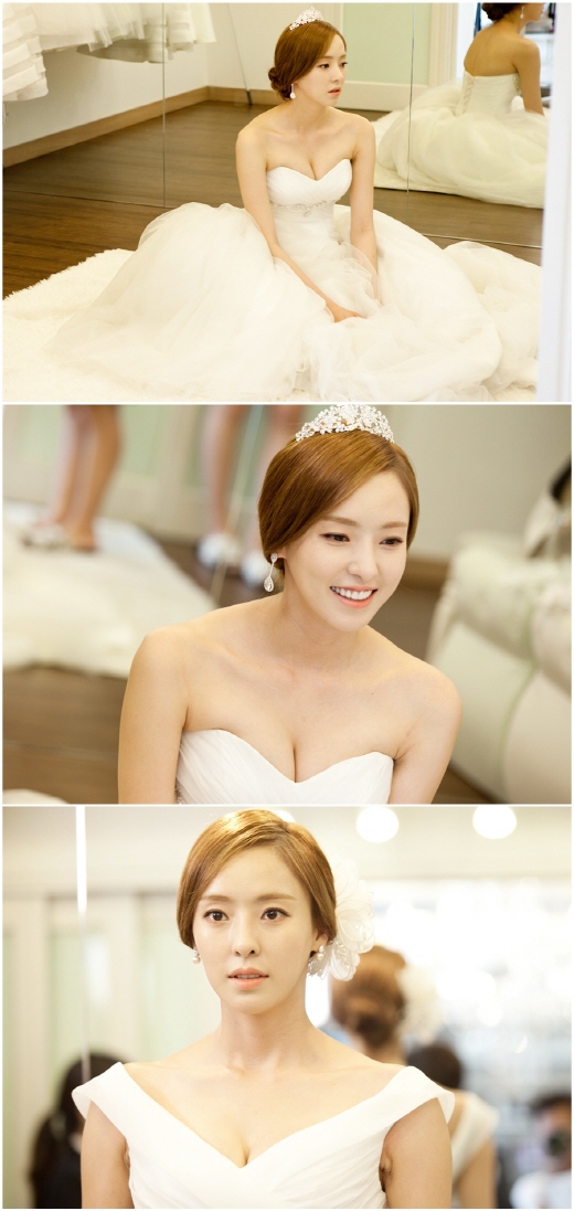 KBS 2TV 드라마 '빅맨'에서 웨딩드레스를 입은 배우 이다희/사진제공=김종학 프로덕션, KBS 미디어