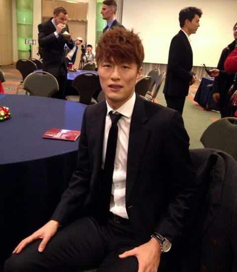 1일 K리그 시상식 직전 취재진과 인터뷰를 진행한 고명진. /사진=FC서울 제공