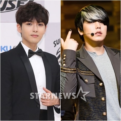 려욱(왼쪽)과 성민 /사진=스타뉴스
