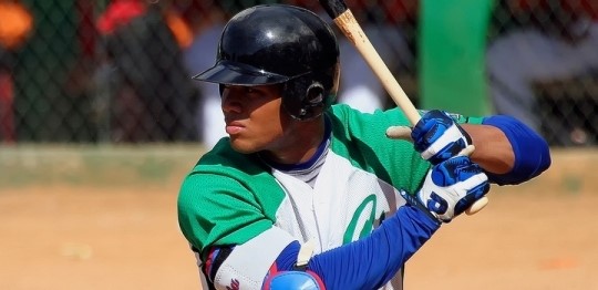 다저스와 단독 워크아웃을 가진 요안 몬카다. /사진=MLB.com