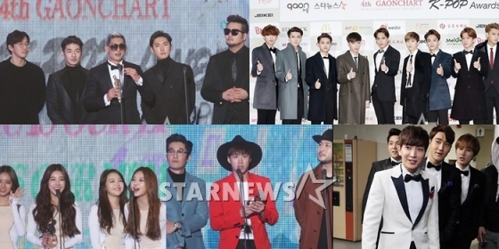 g.o.d.,엑소, 걸스데이, 에픽하이,이특/사진=스타뉴스