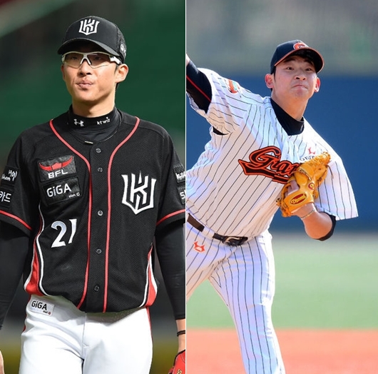 박세웅(좌)과 최대성. /사진=OSEN