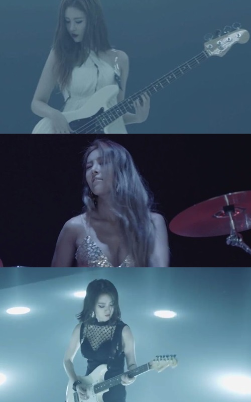 원더걸스 선미, 유빈, 혜림(위부터)