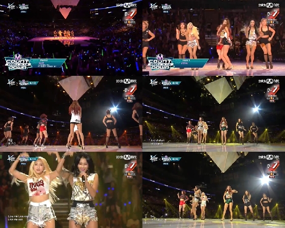 /사진=Mnet '엠카운트다운' 영상 캡처