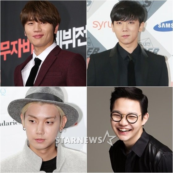 케이윌(왼쪽위부터 시계방향), 정기고, 브라더수, 주영 / 사진=스타뉴스, 스타쉽엔터테인먼트