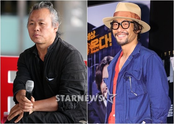 김기덕 감독과 류승범 / 사진=스타뉴스