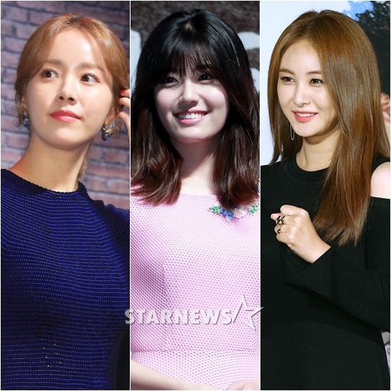 한지민(왼쪽부터), 남지현, 손은서 / 사진=스타뉴스