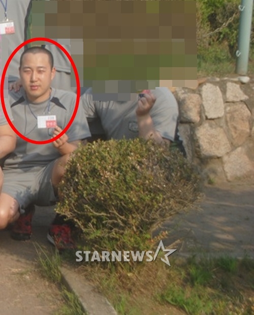 '훈련병' 장범준 /사진=30사단 신병교육대